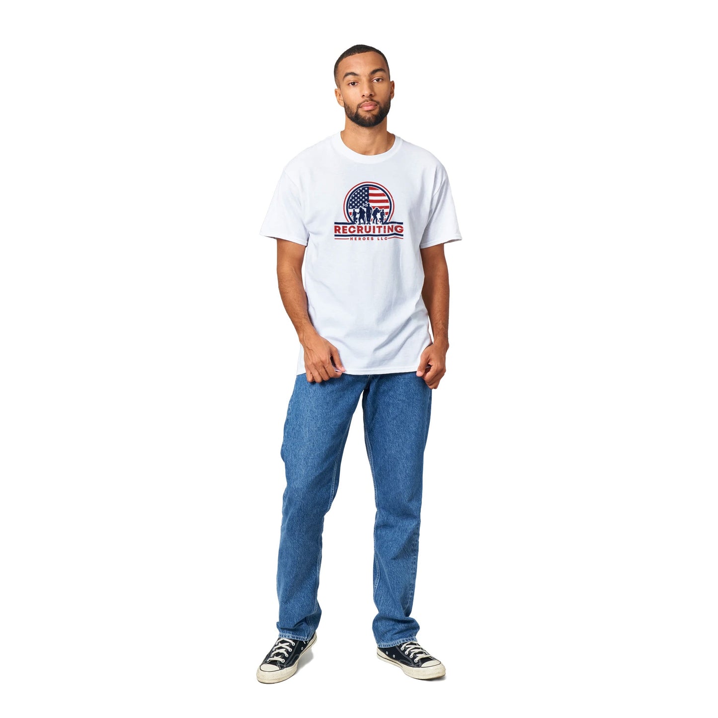 Recruiting Heroes T-Shirt - Helping America's Veterans and First Responders