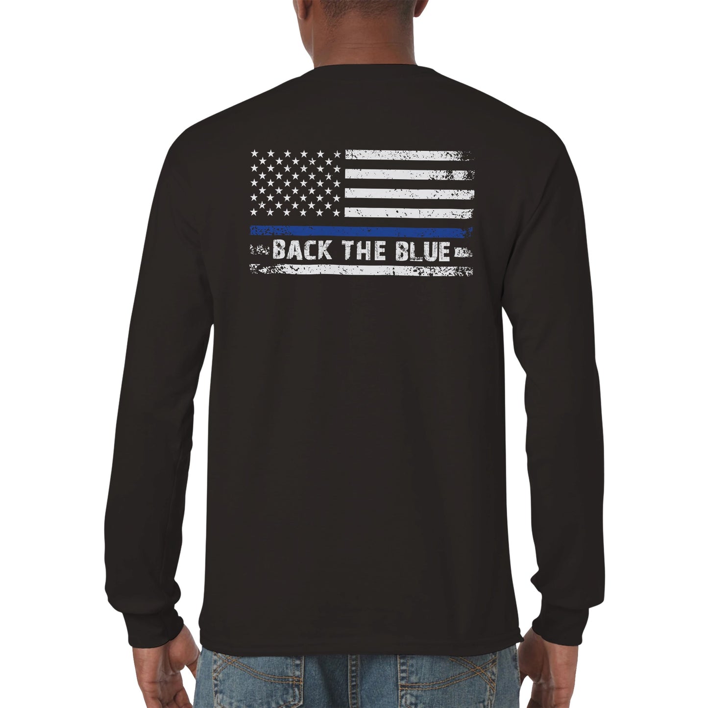 Back the Blue Long-Sleeved Shirt