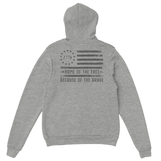 Home of the Free, Because of the Brave Hoodie