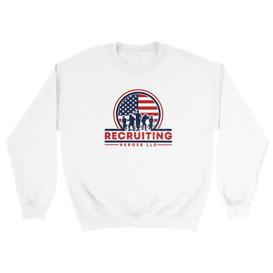 Recruiting Heroes Crewneck Sweatshirt - Supporting America's Veterans and First Responders